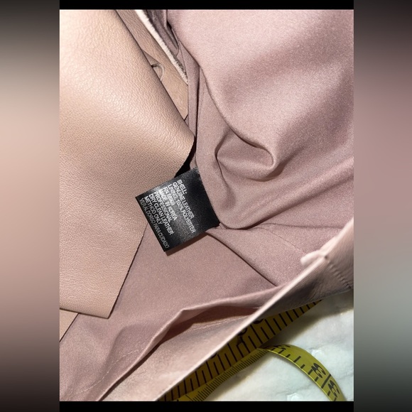 Antonio Melani Blush Tan Cropped 100% soft Leather Jacket, Size Xl NWT $317 - Picture 7 of 10